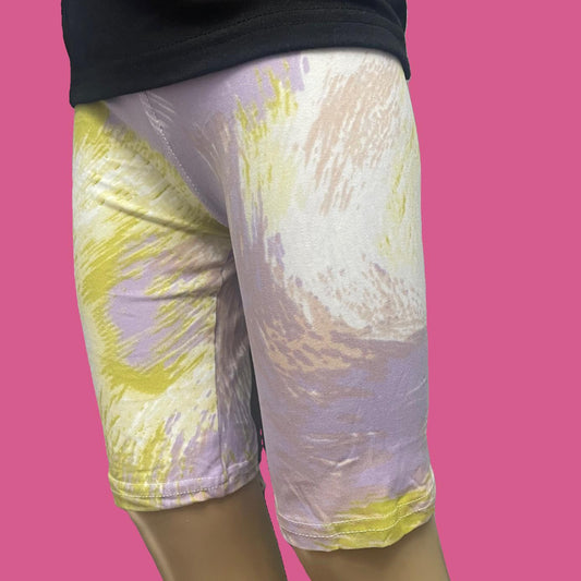 Girls calm pastel design Bermuda shorts