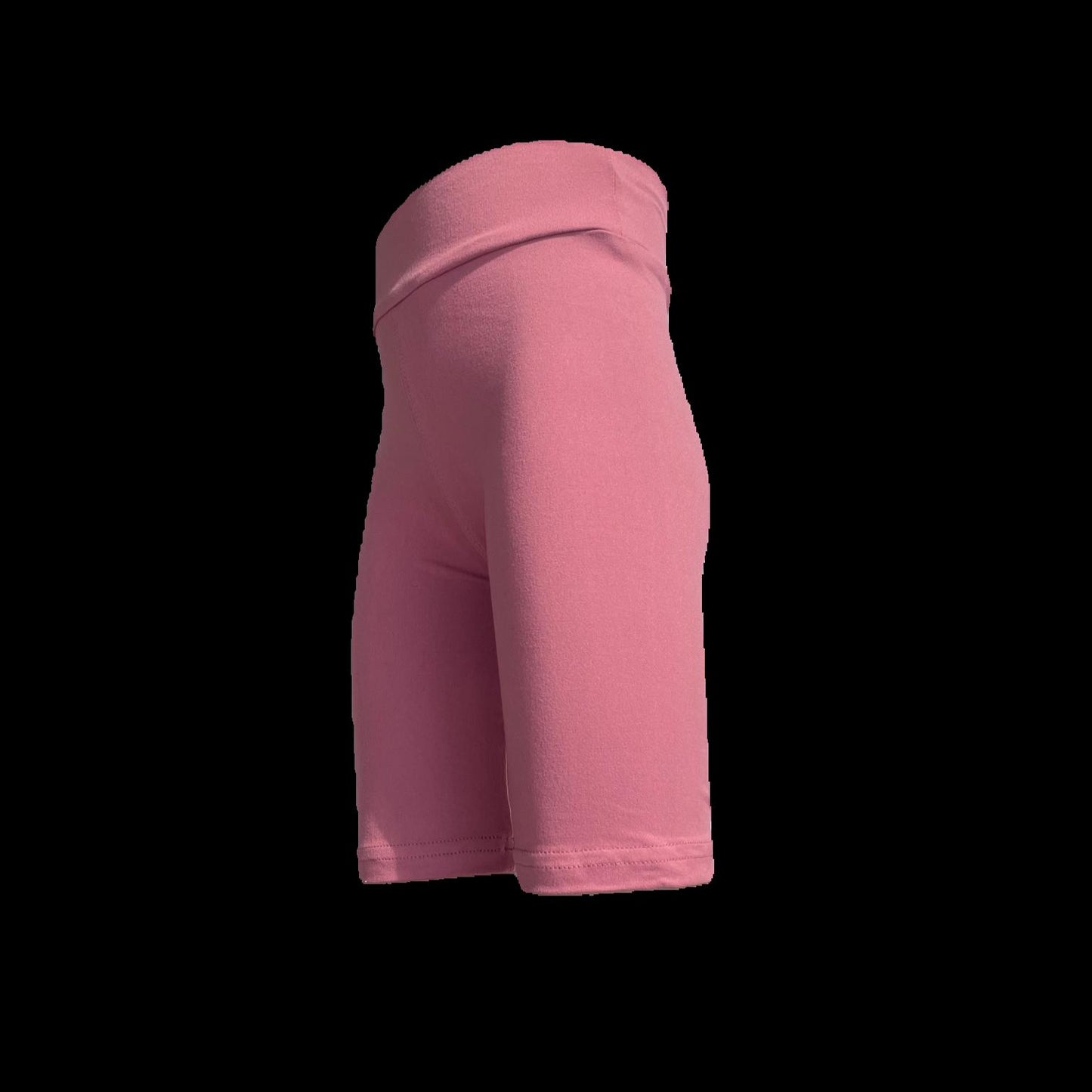 Dusk rose solid colour Bermuda shorts