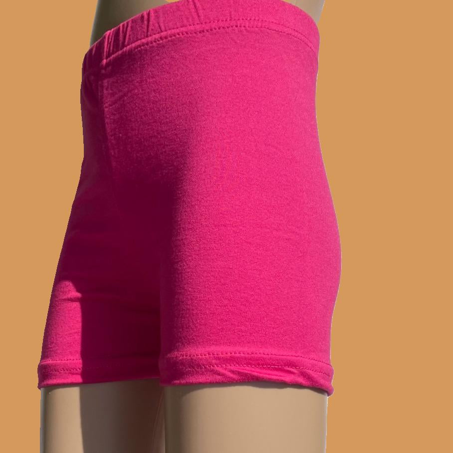 Vibrant fuchsia summer shorts