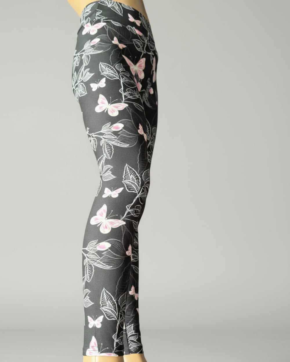 Flower & butterfly patterned leggings