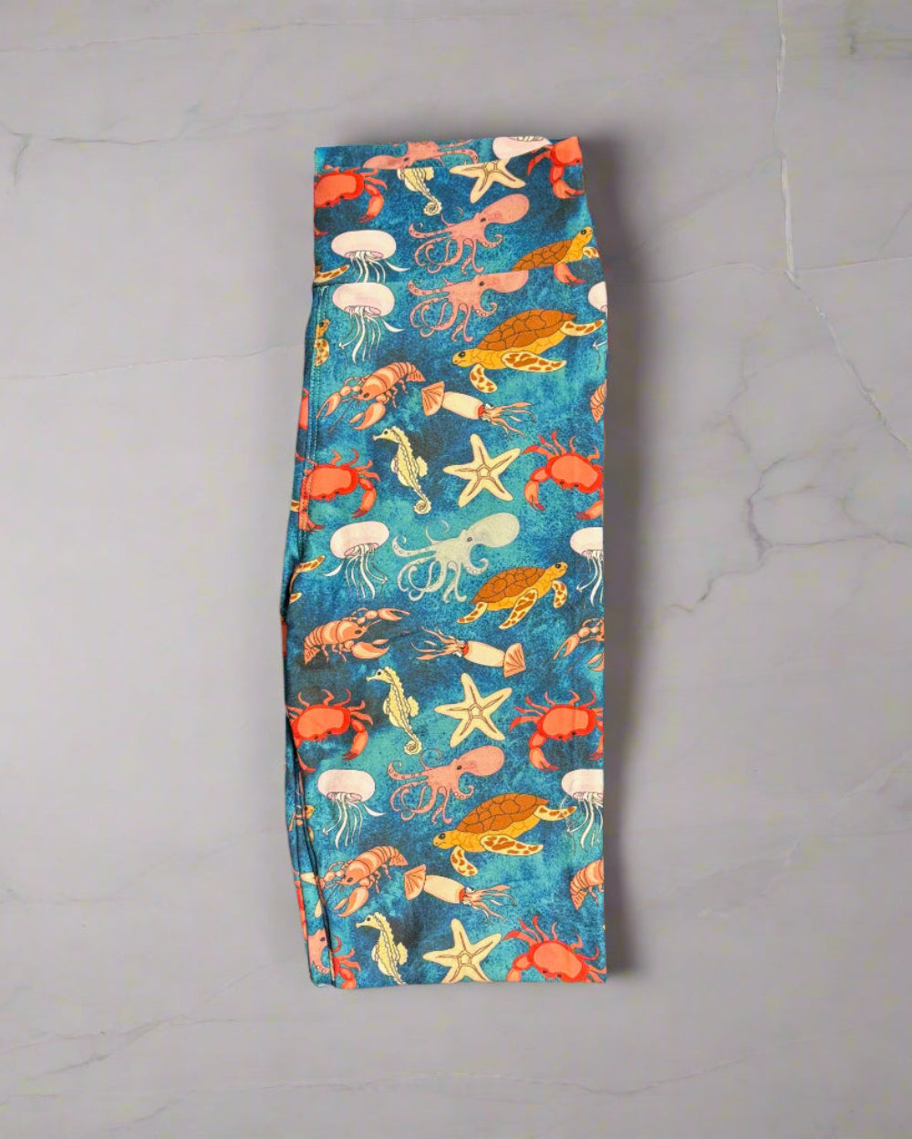 Sea creatures full length, stretch leggings