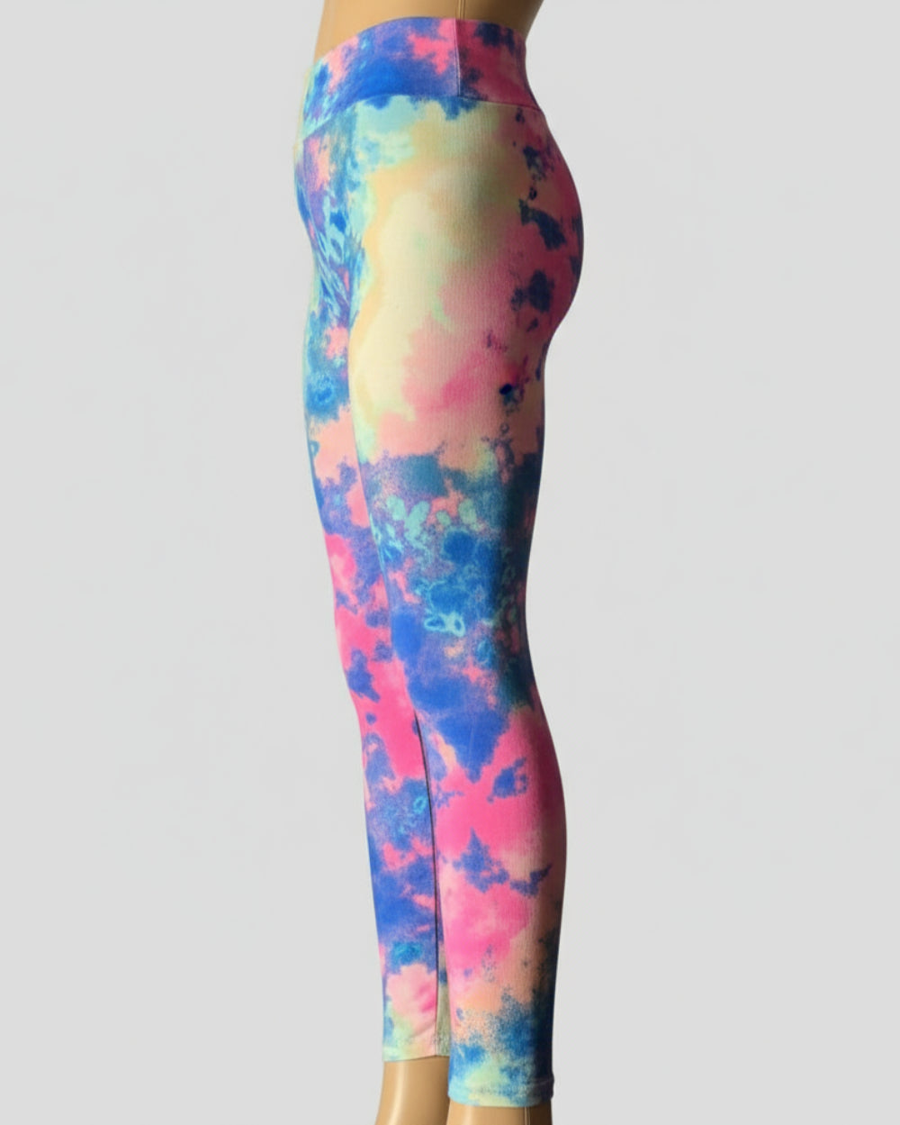 Tie-dye design soft leggings