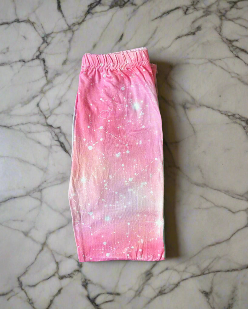 Pink constellation design full length leggings