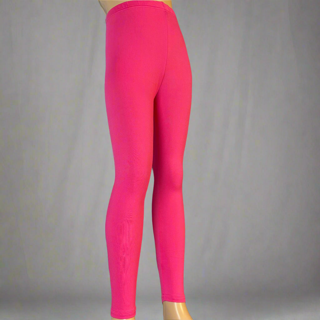 Lightweight Fuchsia hot pink leggings