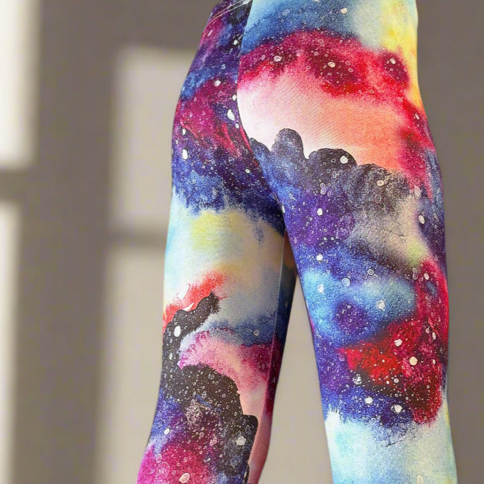 Galaxy design full length leggings