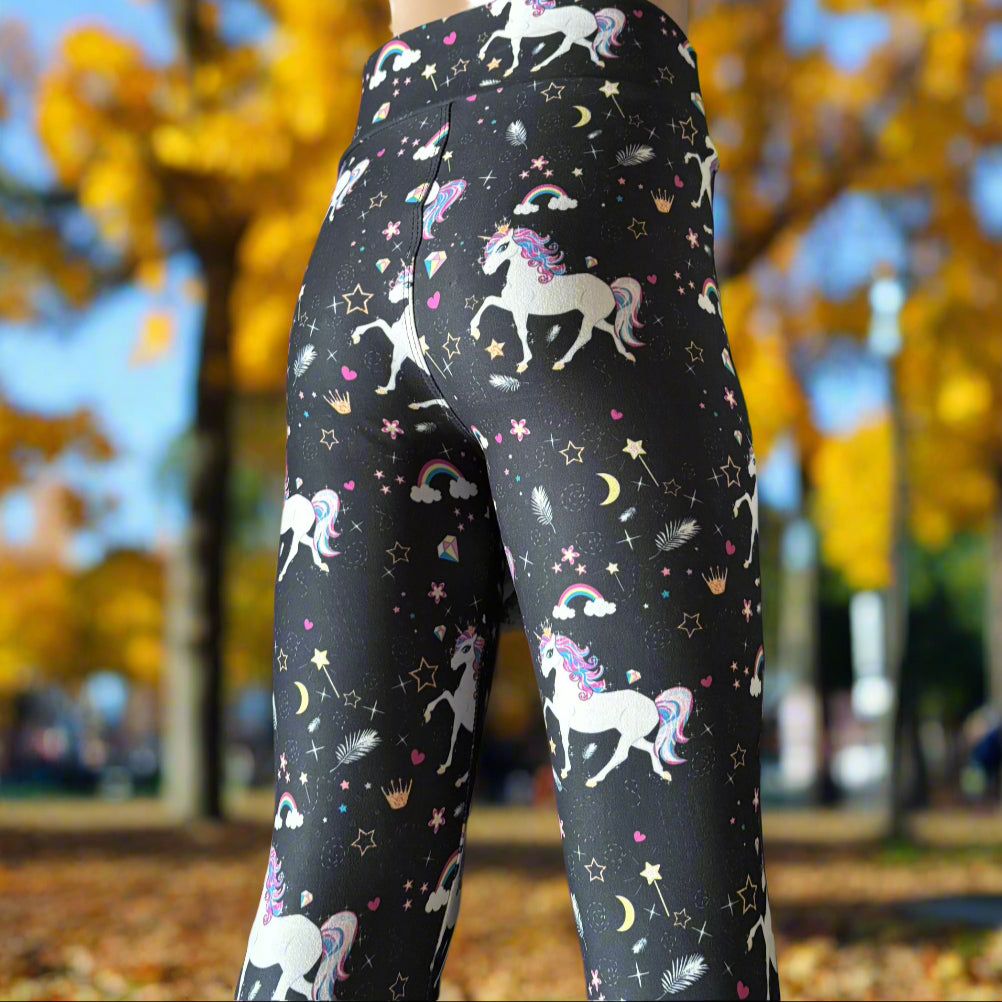 Rainbow pony leggings