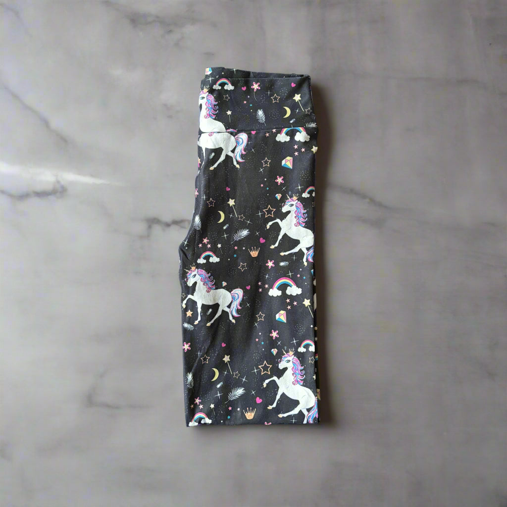 Rainbow pony leggings