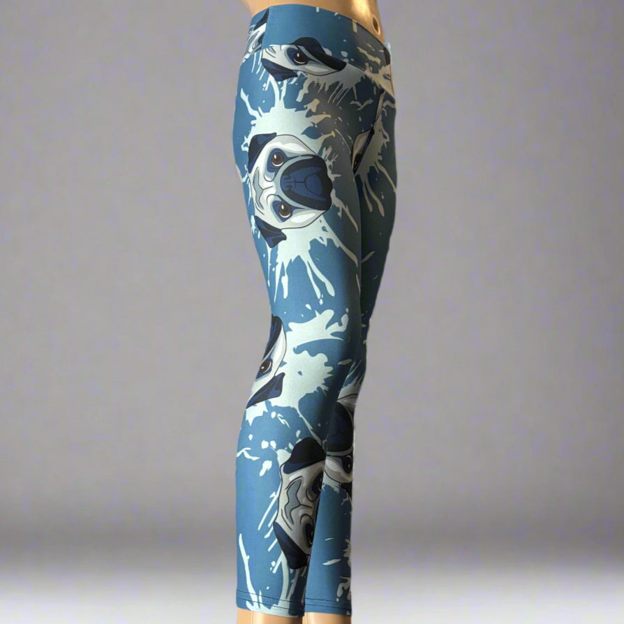 Pug dog leggings