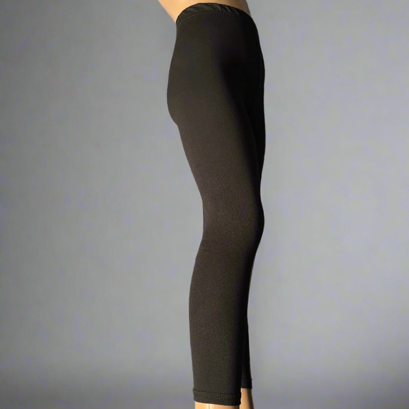 Black paw love design full length stretch leggings