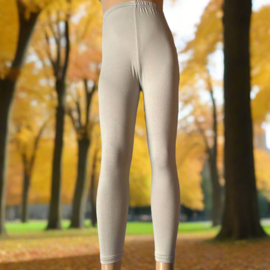 Lightweight grey stretch leggings