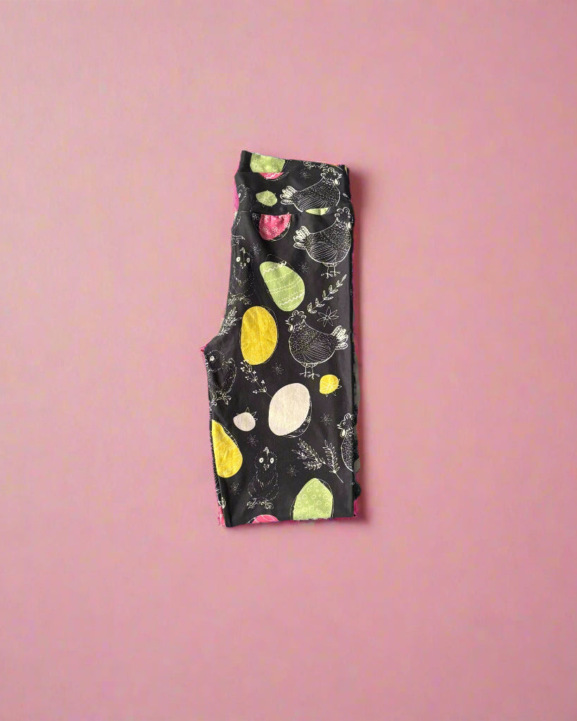 Chicken & Egg design leggings