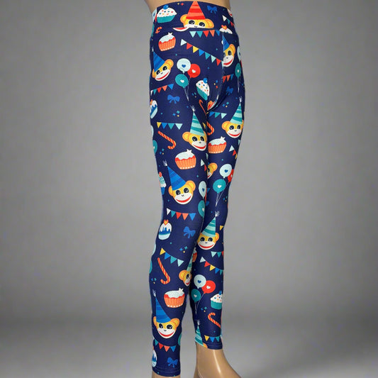 Party monkey design cute leggings