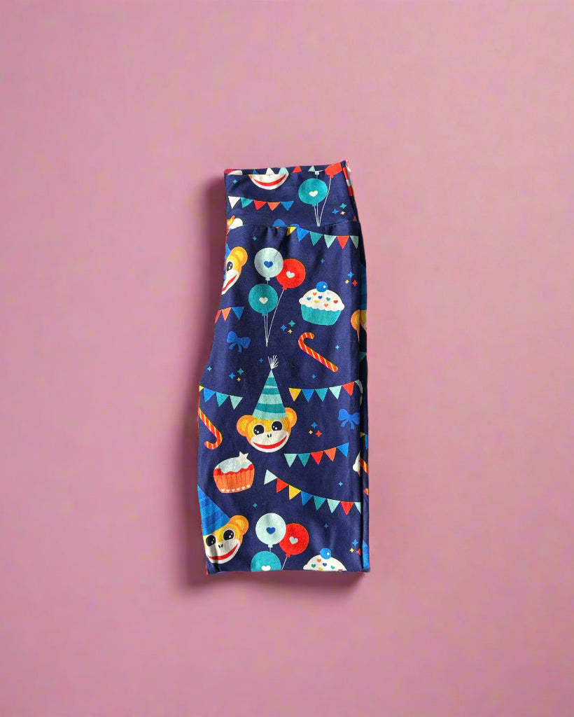 Party monkey design cute leggings