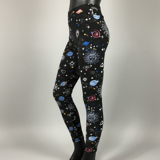 'Solar System' design full length leggings