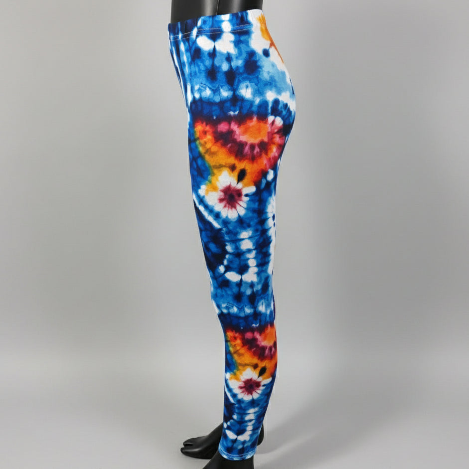 Hippy style full length stretch leggings