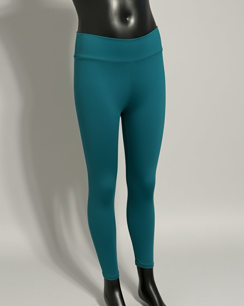 Solid colour, soft, stretch leggings in black, green, navy, grey, orange, pink, fuchsia, purple and more!