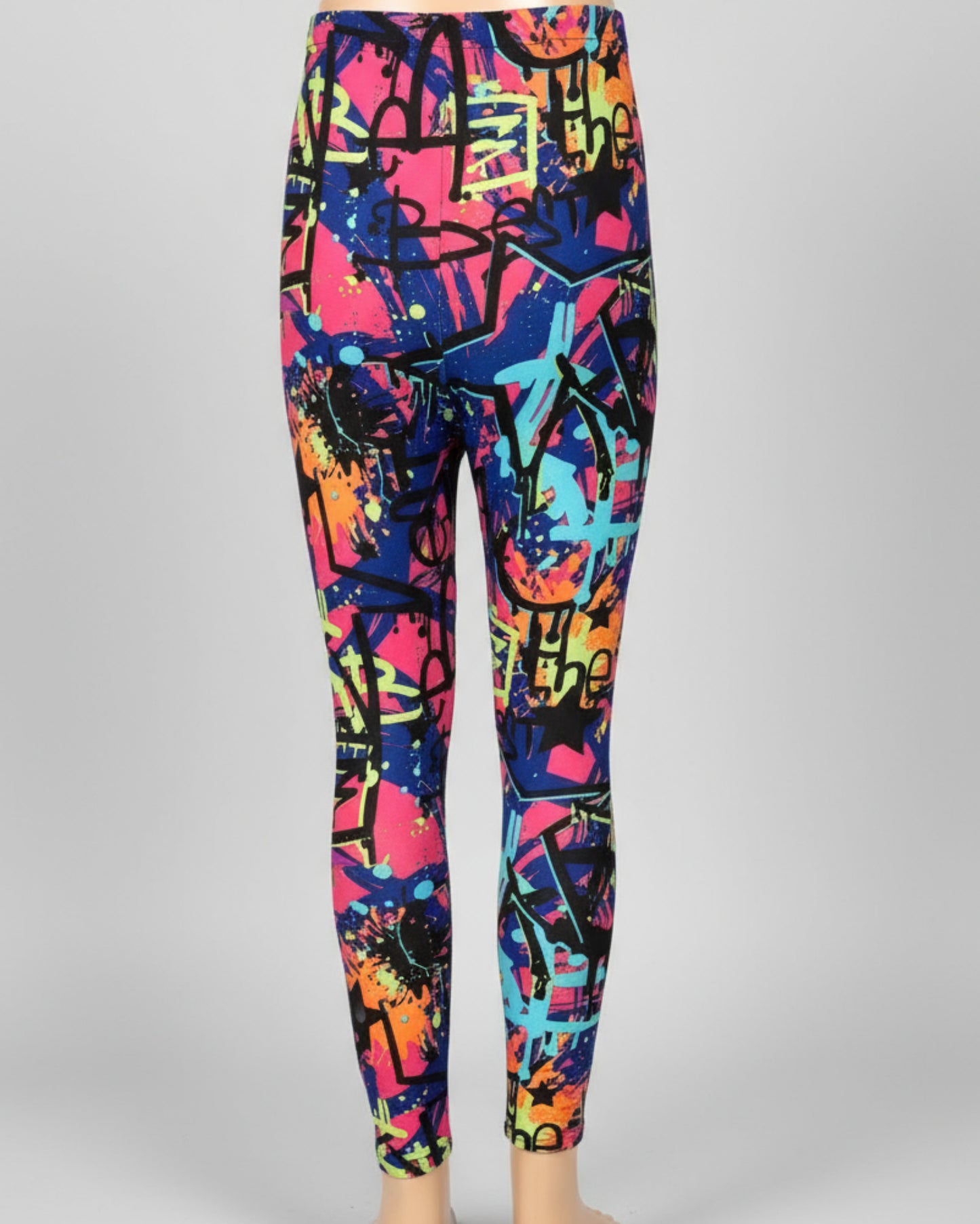 Surfer design full length stretch leggings