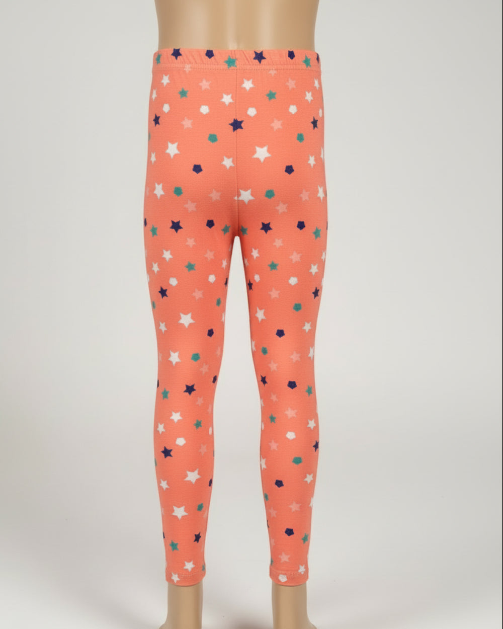 Orange star design leggings