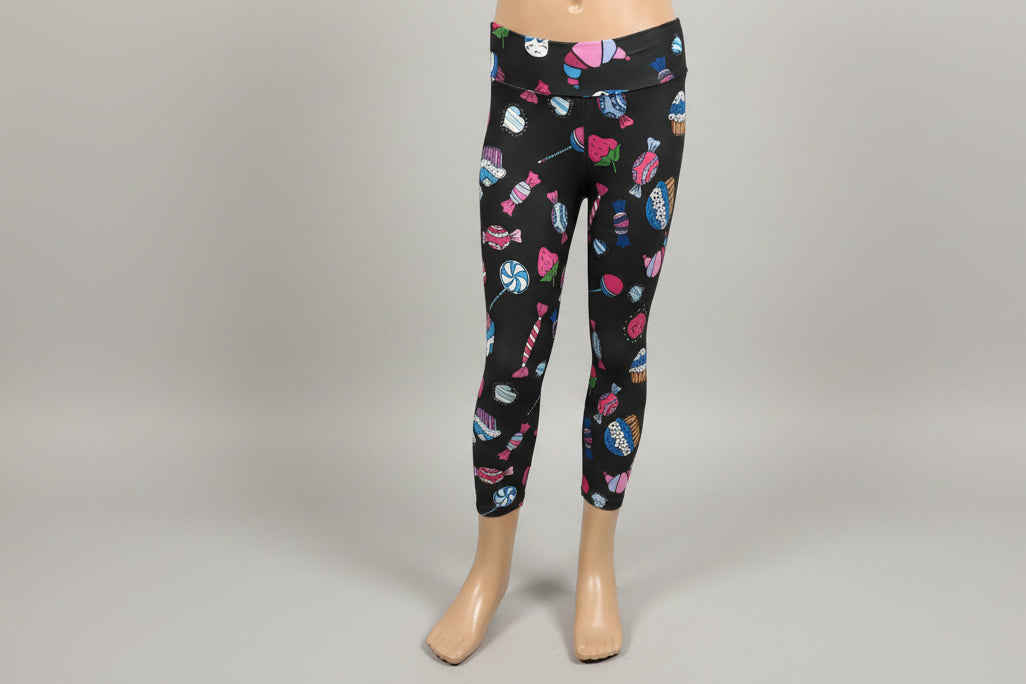 Sweets design full length stretch leggings