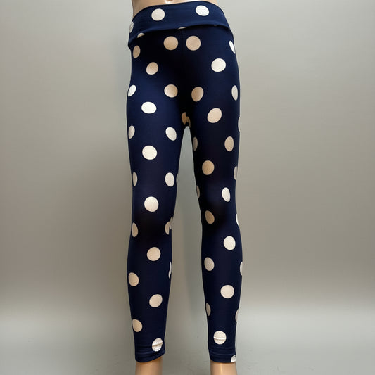 Polka Dot full length stretch leggings