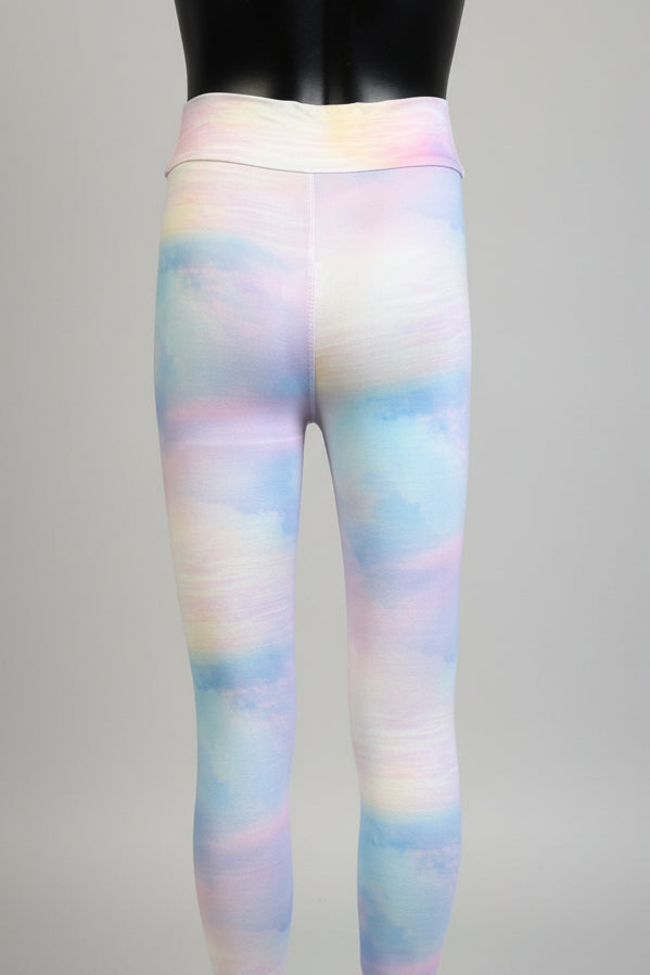 Sunset Pastels design leggings