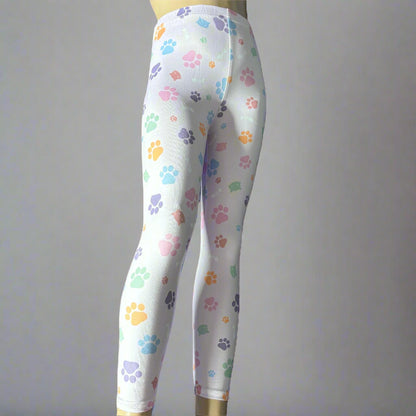 Lilac cat girl full length leggings