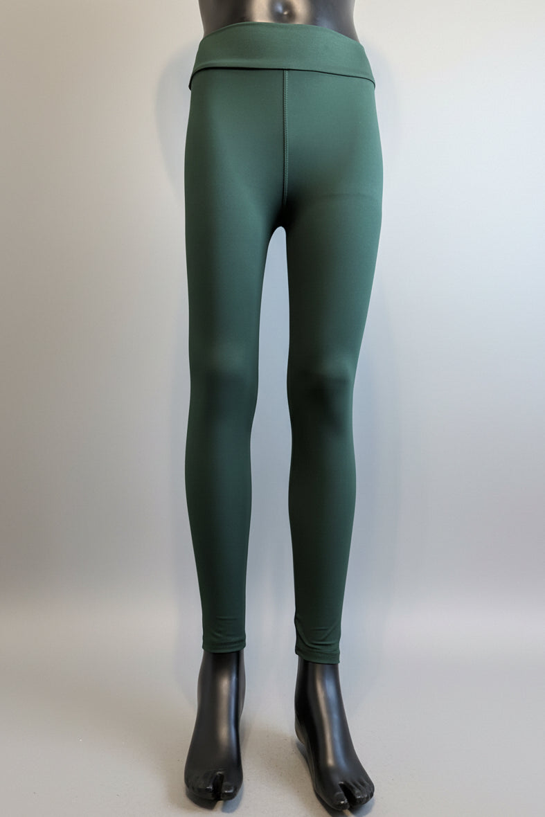 Dark green soft touch leggings