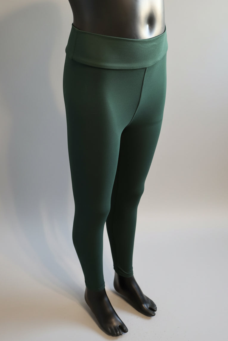 Dark green soft touch leggings