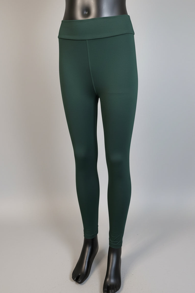 Dark green soft touch leggings