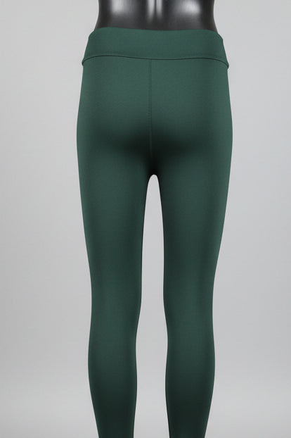 Dark green soft touch leggings