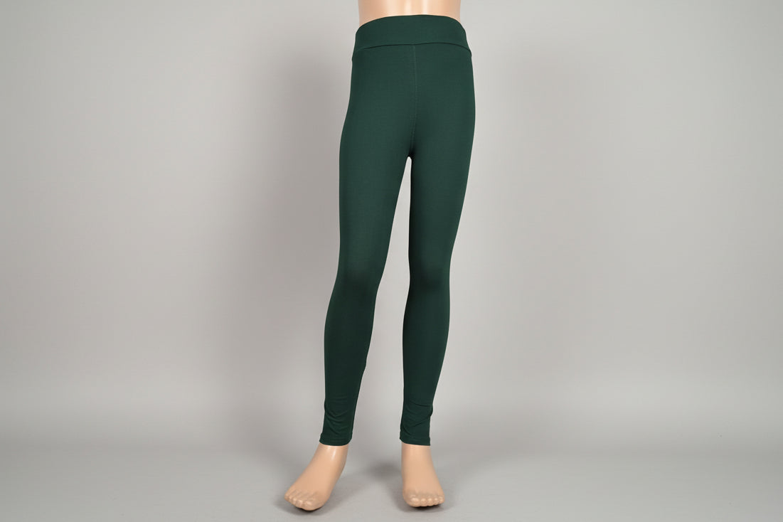 Dark green soft touch leggings