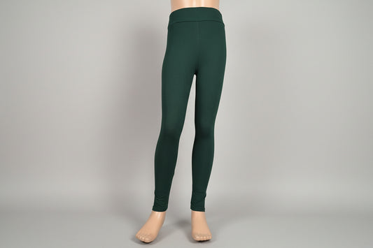 Dark green soft touch leggings