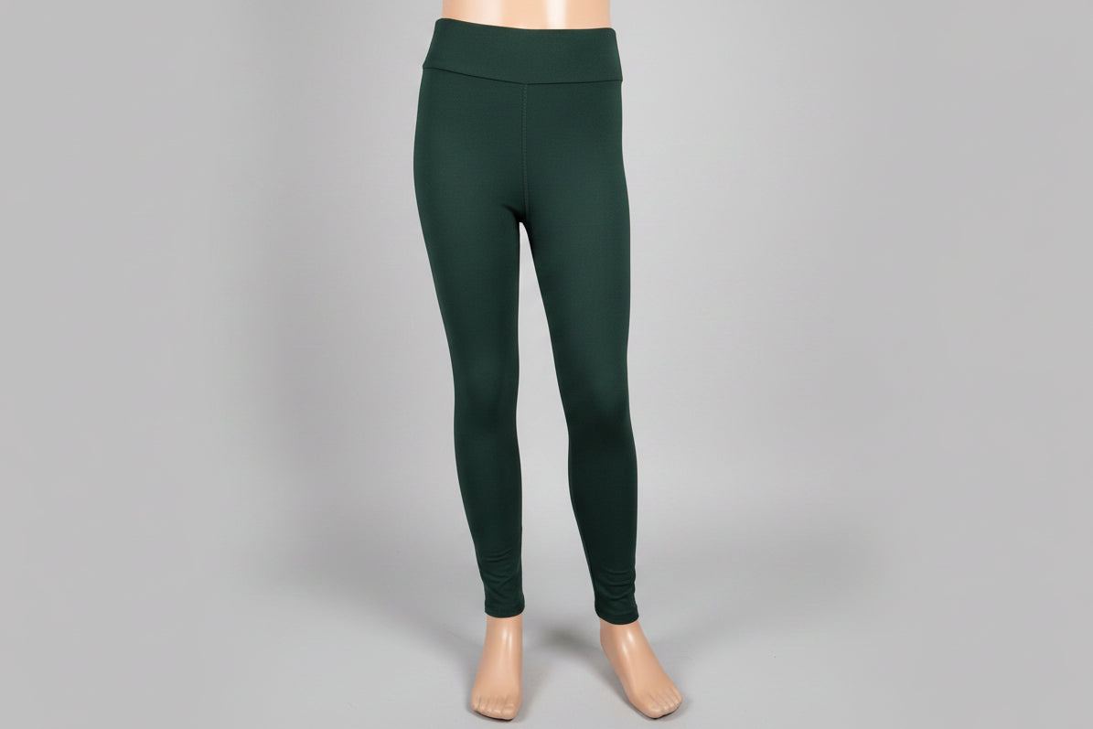 Dark green soft touch leggings