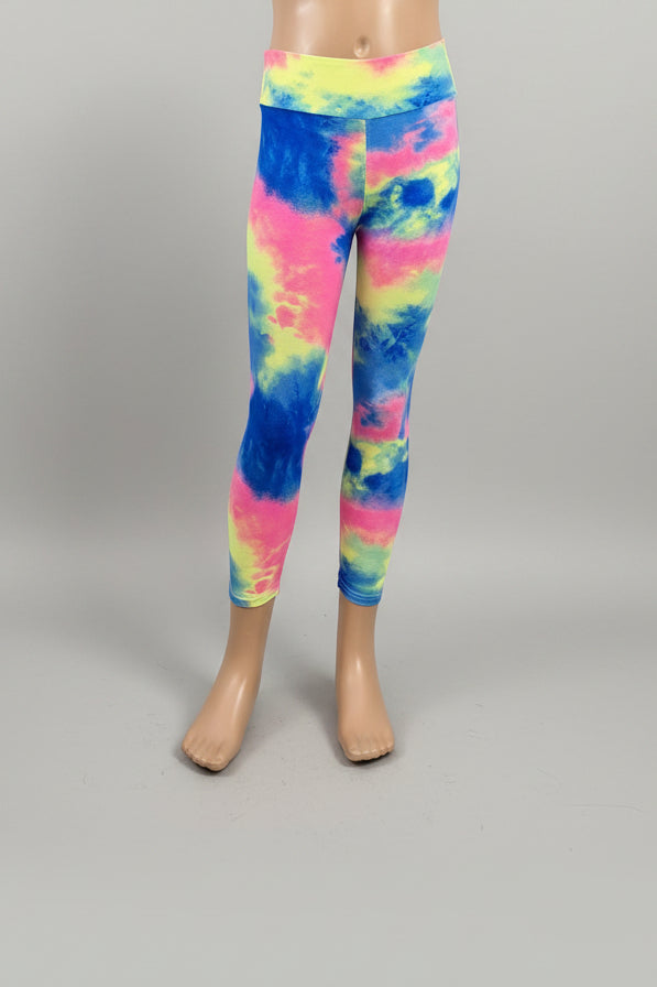 Colour Burst design soft touch leggings