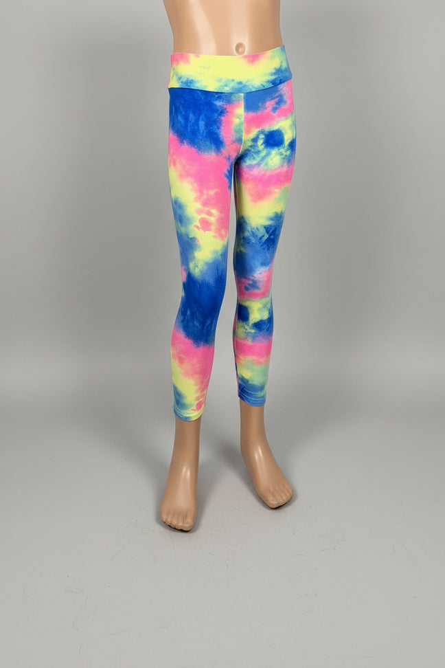 Colour Burst design soft touch leggings
