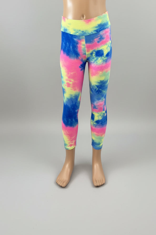 Colour Burst design soft touch leggings