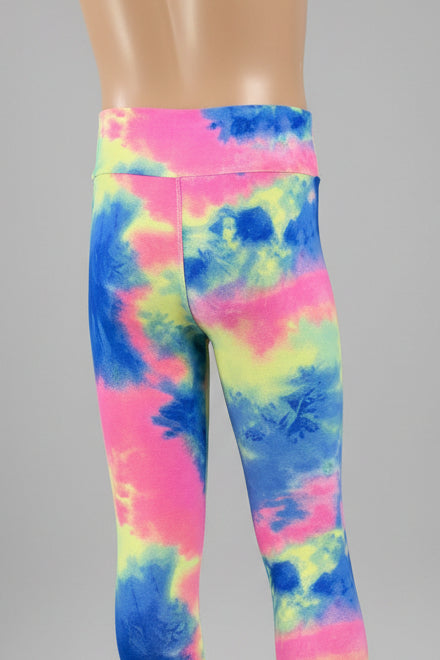 Colour Burst design soft touch leggings