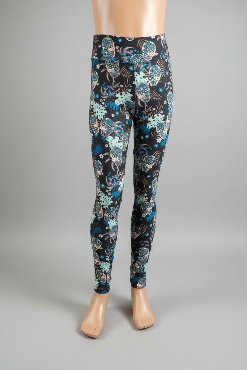 Day of the Dead soft touch leggings