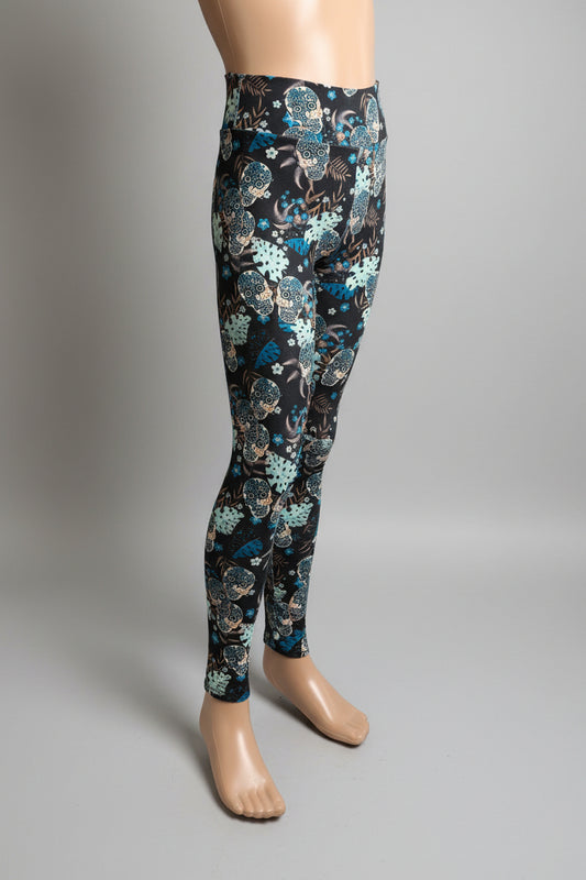 Day of the Dead soft touch leggings