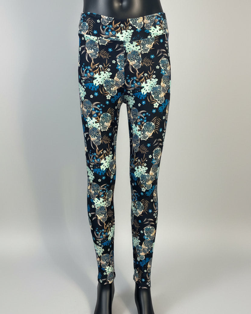 Day of the Dead soft touch leggings