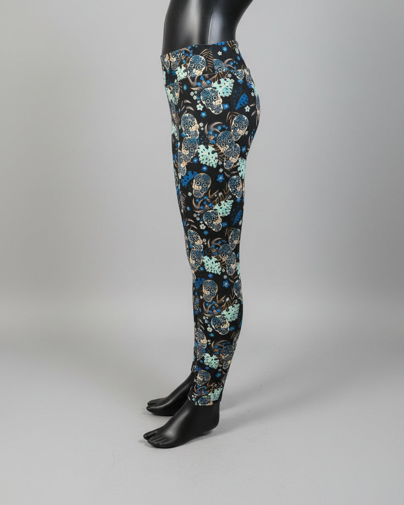 Day of the Dead soft touch leggings