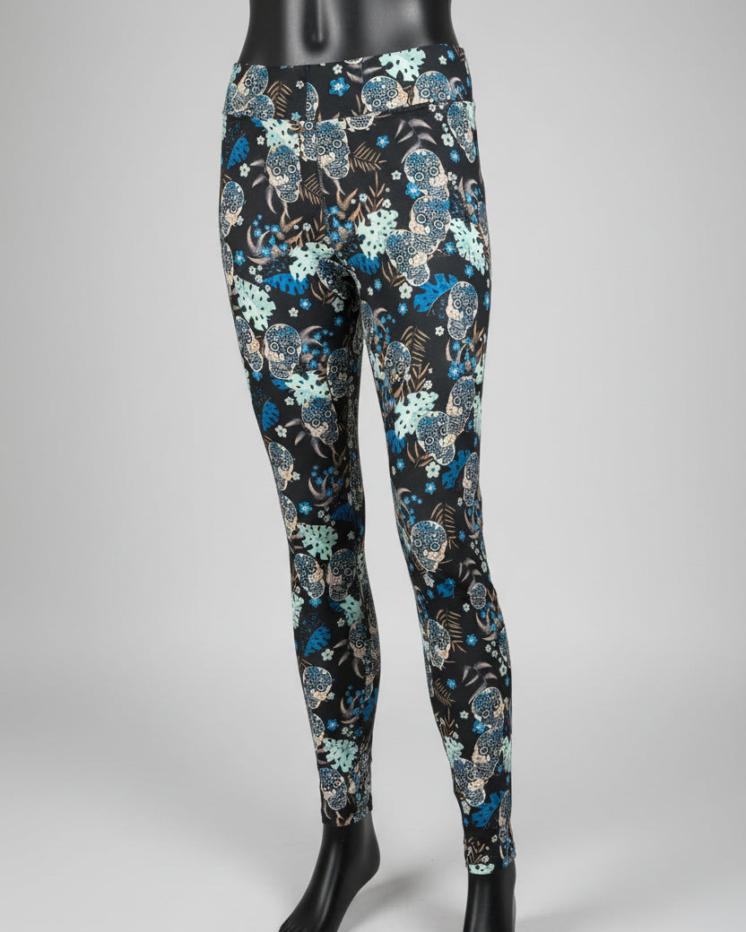 Day of the Dead soft touch leggings