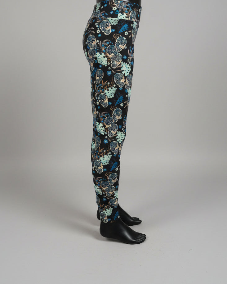 Day of the Dead soft touch leggings
