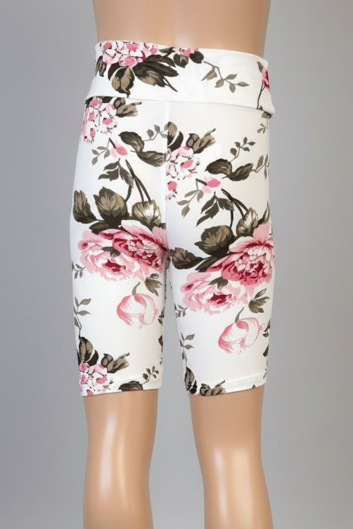 Flower garden soft touch shorts