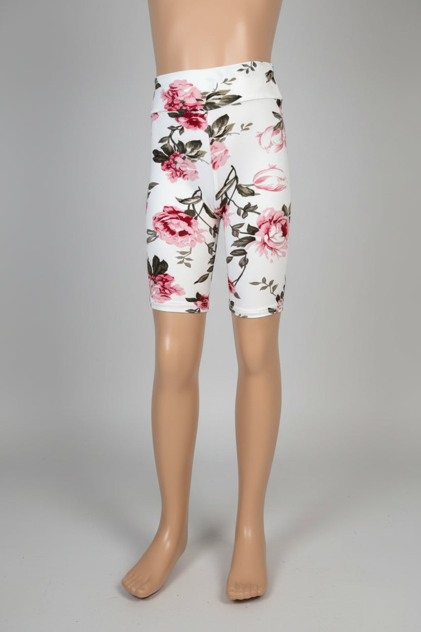 Flower garden soft touch shorts