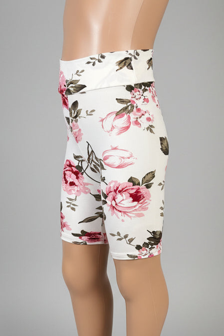 Flower garden soft touch shorts