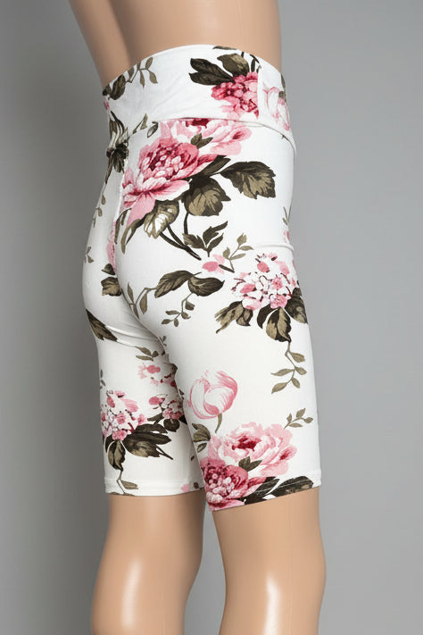 Flower garden soft touch shorts
