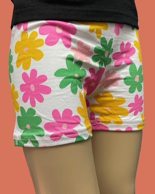 Girls flower design Summer shorts