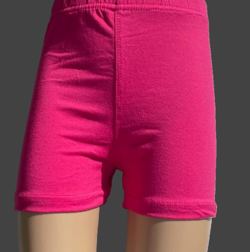 Vibrant fuchsia summer shorts