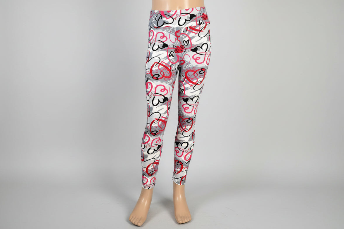 Heart design leggings